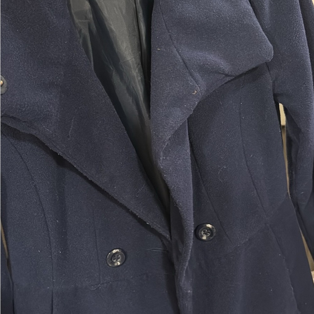 Navy Blue Trench Coat